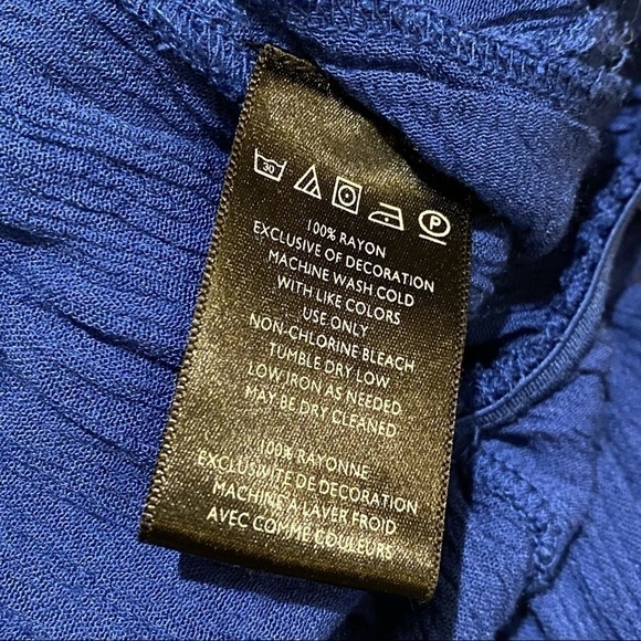 Staring At Stars Women Midnight Blue Crochet Jumpsuit Size Xsmall - Picture 8 of 10